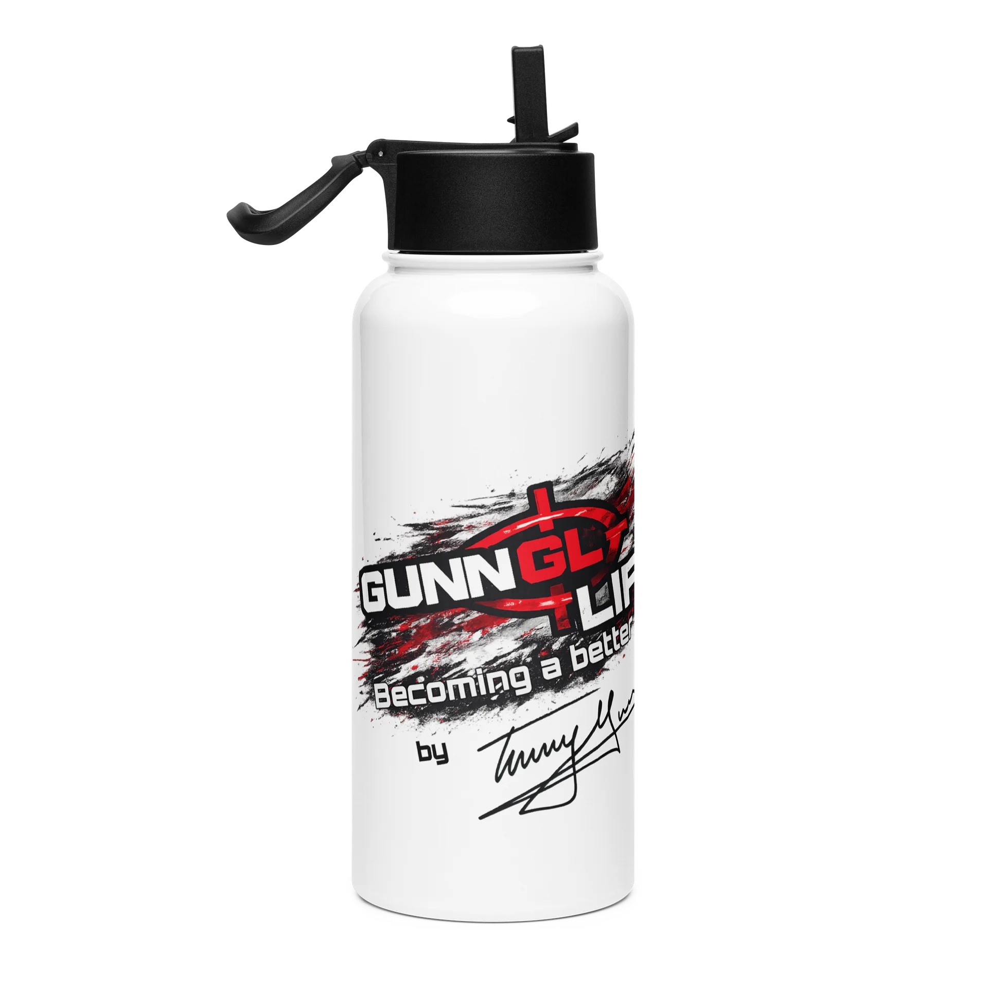 GunnLife White Shaker Bottle by Tommy Gunn® product image (4)