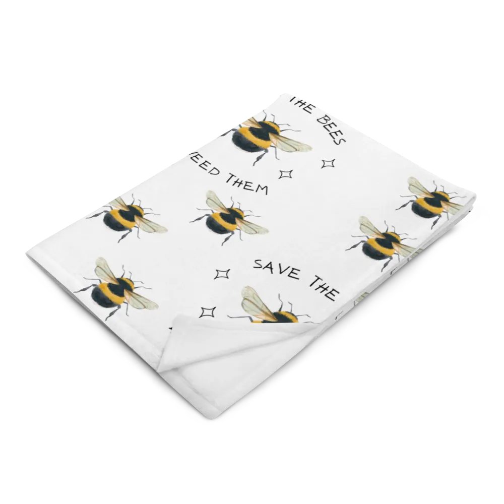 Save The Bees We Need Them Blanket product image (5)
