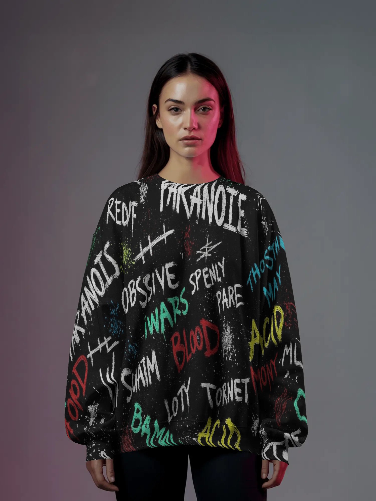 PSYCHO – Mental Static Series - Unisex Sweatshirt product image (4)
