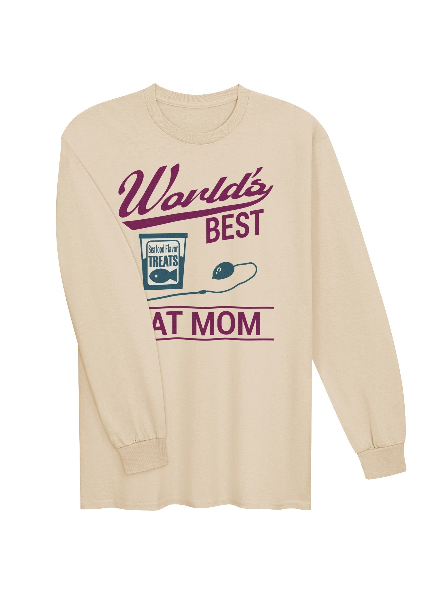 World's Best Cat Mom - Unisex Adult Long Sleeve T-shirt product image (11)
