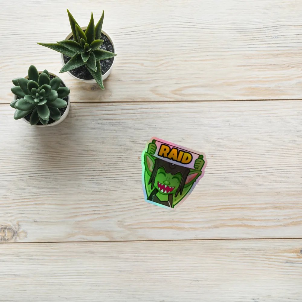 Raid Holographic Sticker product image (8)