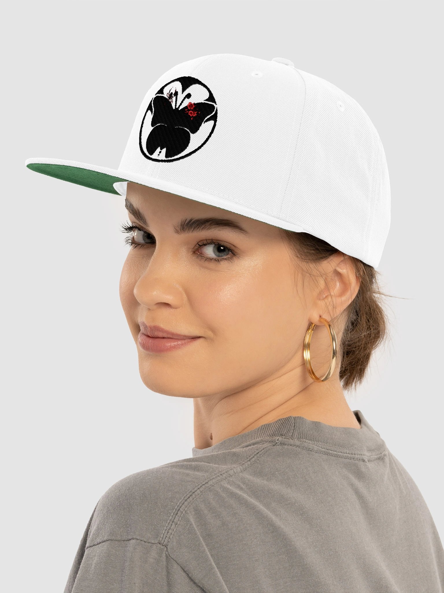 Midnight Bloom Yupoong Wool Blend Snapback product image (5)