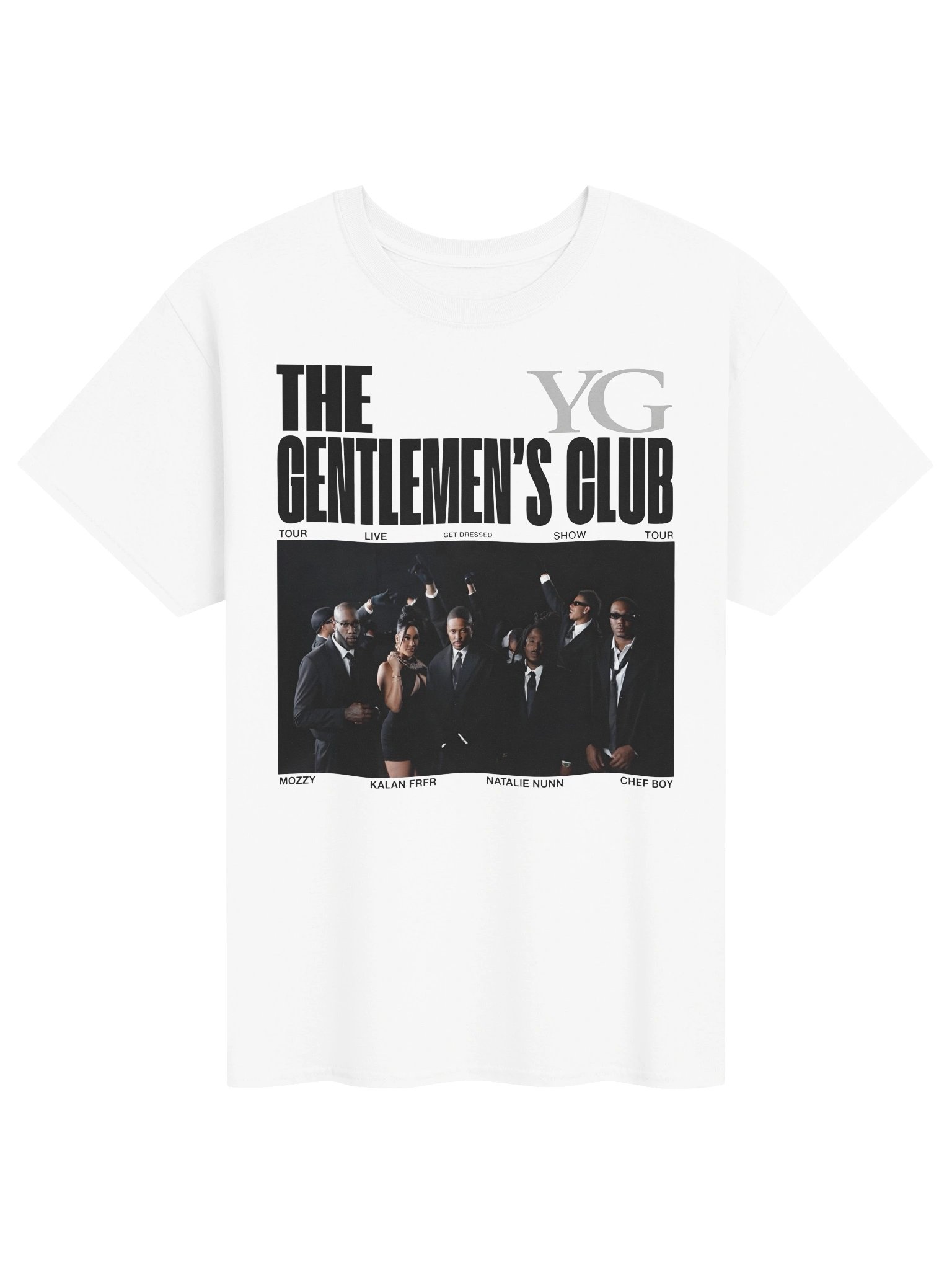 YG The Gentlemen’s Club Tour 2026 T-Shirt product image (1)