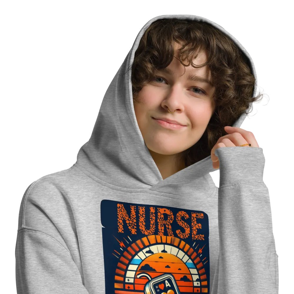 Heart Saver Nurse Graphic Hoodie product image (19)