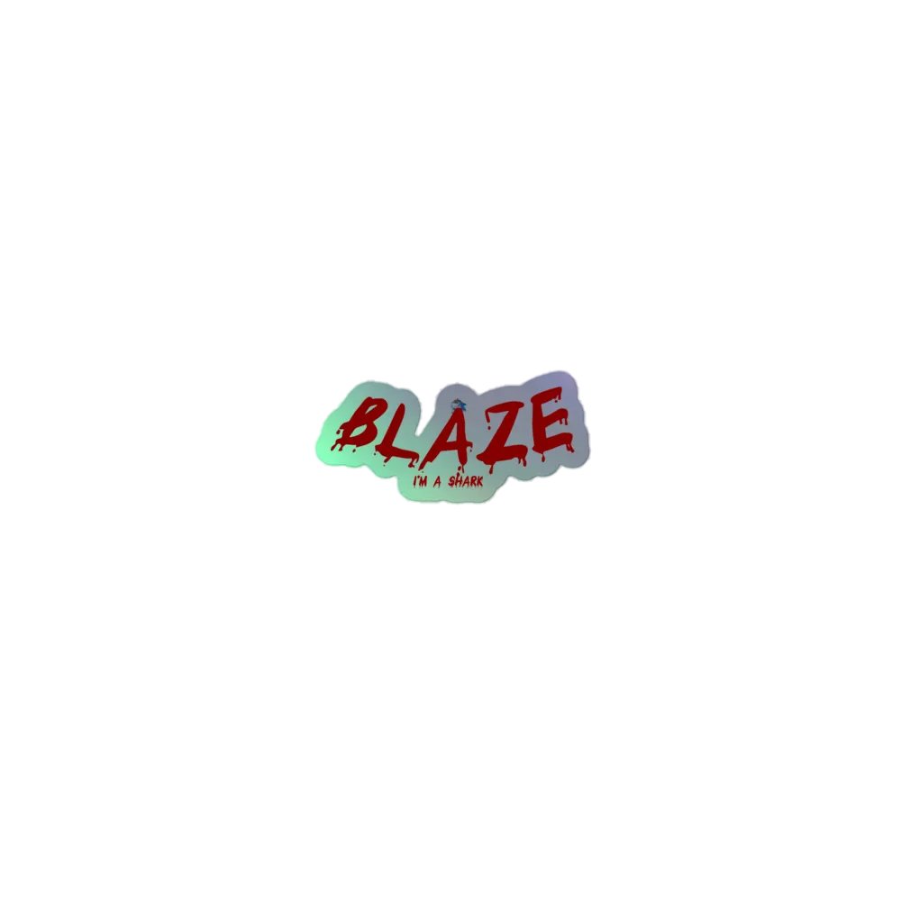 Blaze shark sticker product image (1)