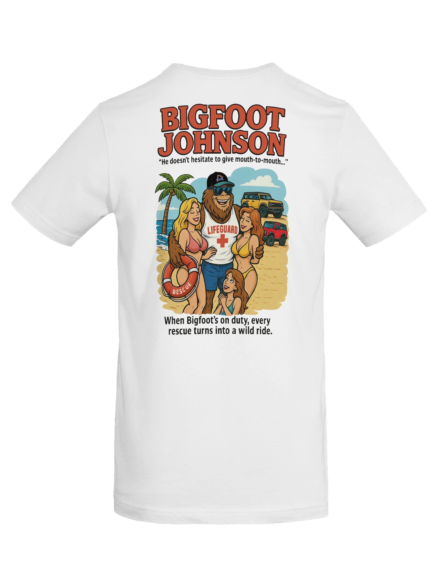 Bigfoot Johnson Lifeguard Tee (White) product image (8)