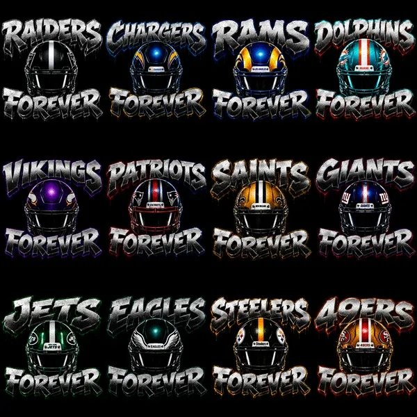 96 Pro Football Designs for Dark Shirts product image (4)