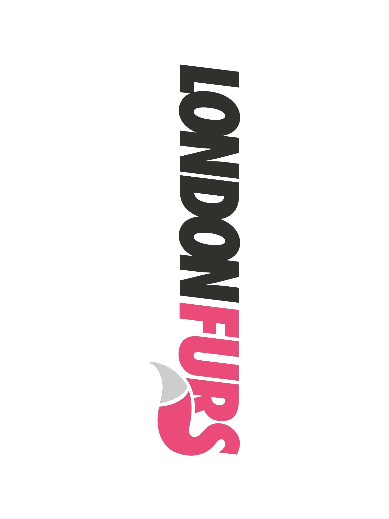LondonFurs Logo Black Red - Sticker product image (3)