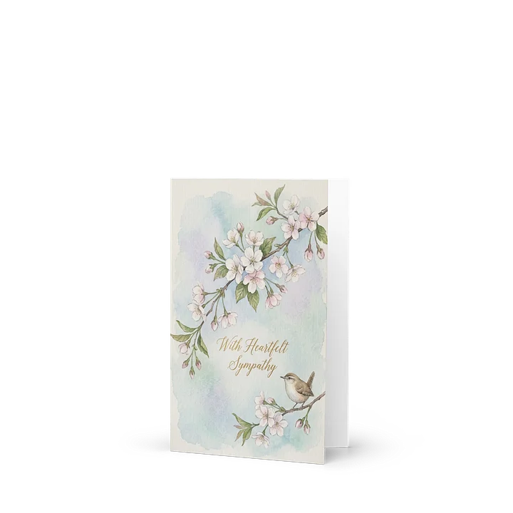 Watercolour Sympathy card product image (1)