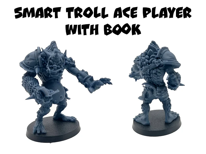 Smart Troll Ace Player - Brutefun Miniatures product image (2)