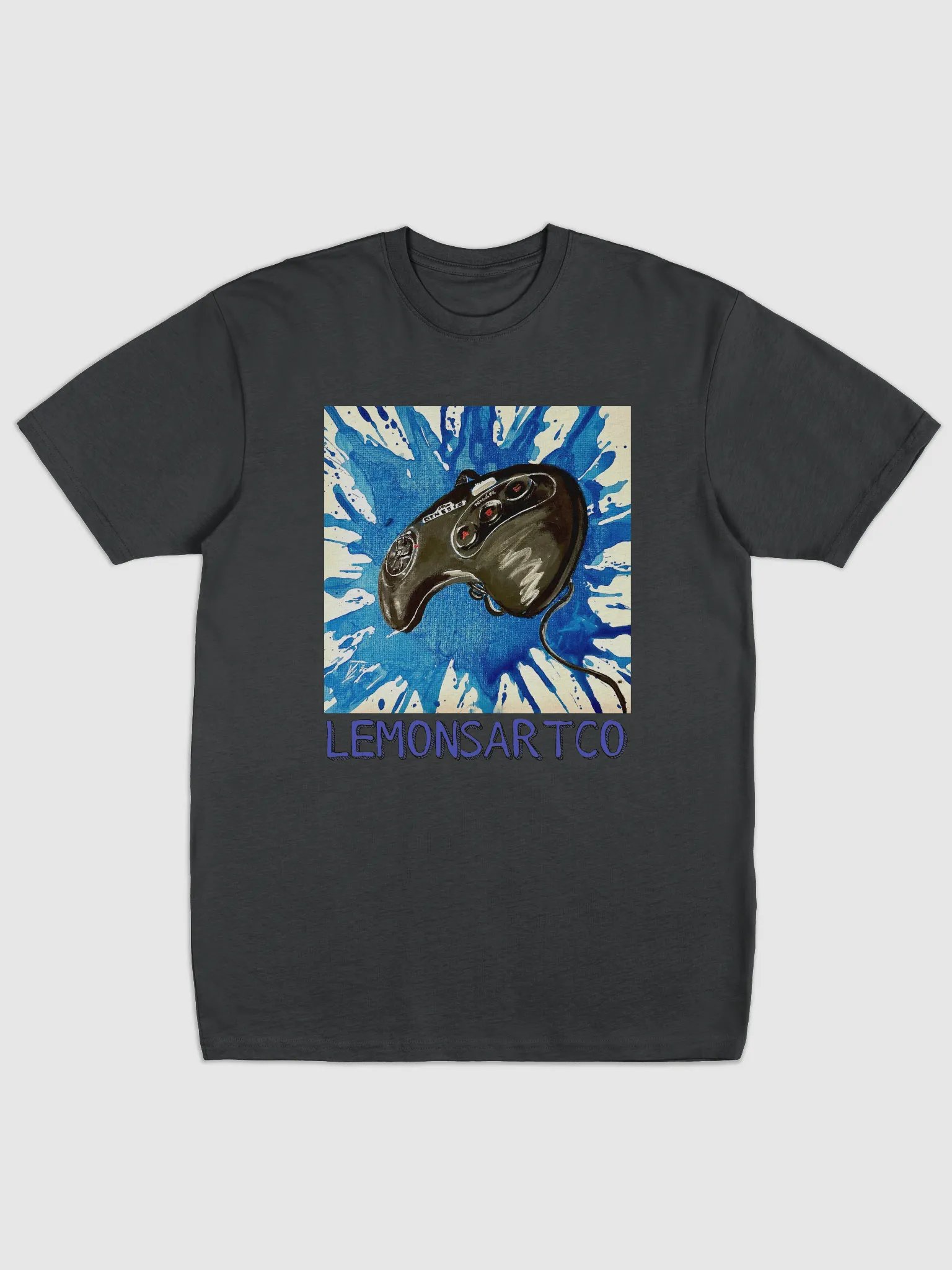 "A New Challenger" Controller Splatter Men's Tee product image (1)