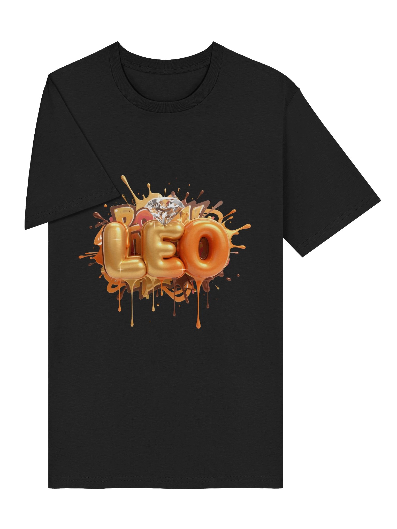 Leo Diamond Drip Graphic Tee product image (42)