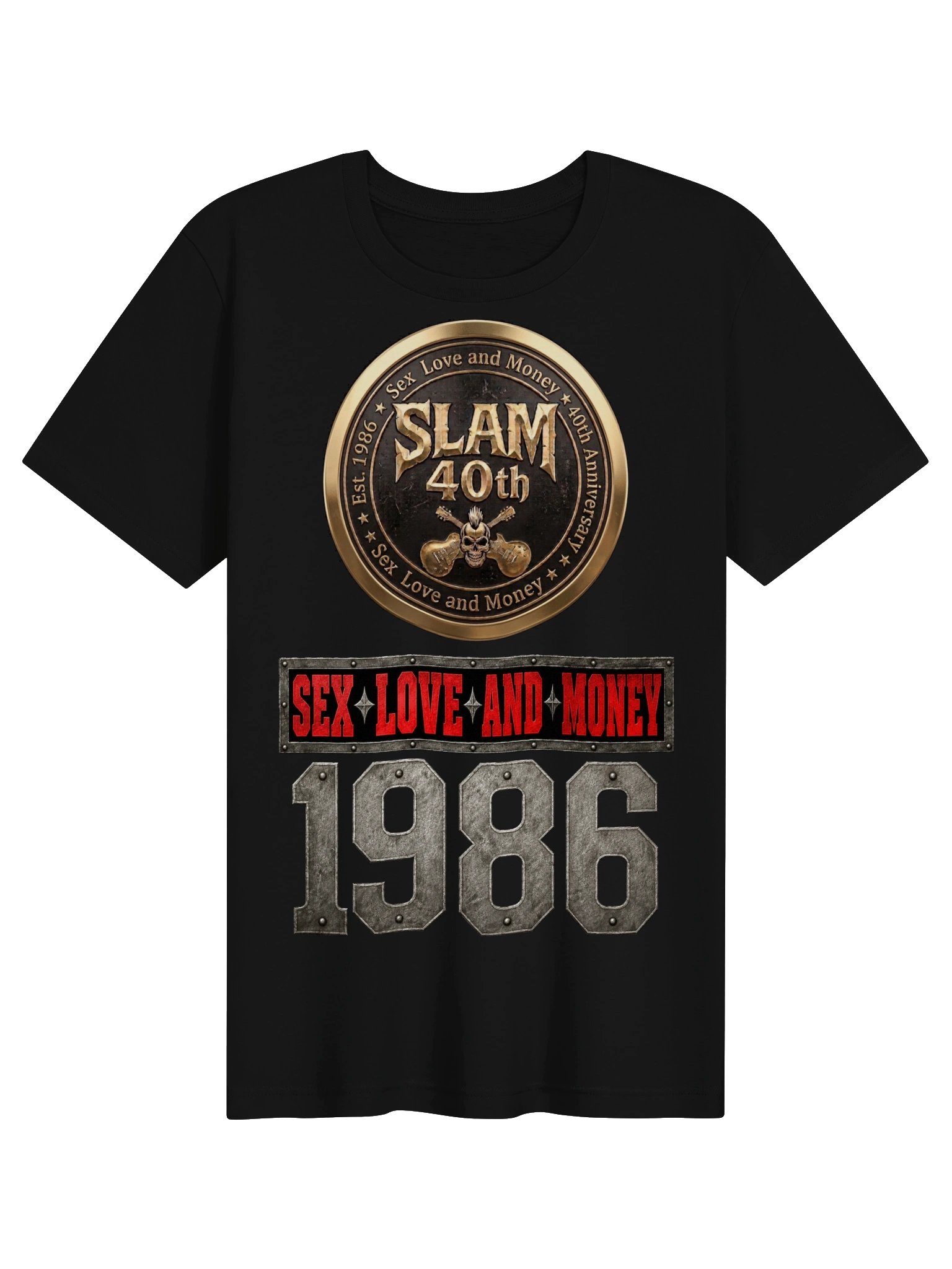 SLAM 40th Anniversary Sex Love and Money Tee product image (3)