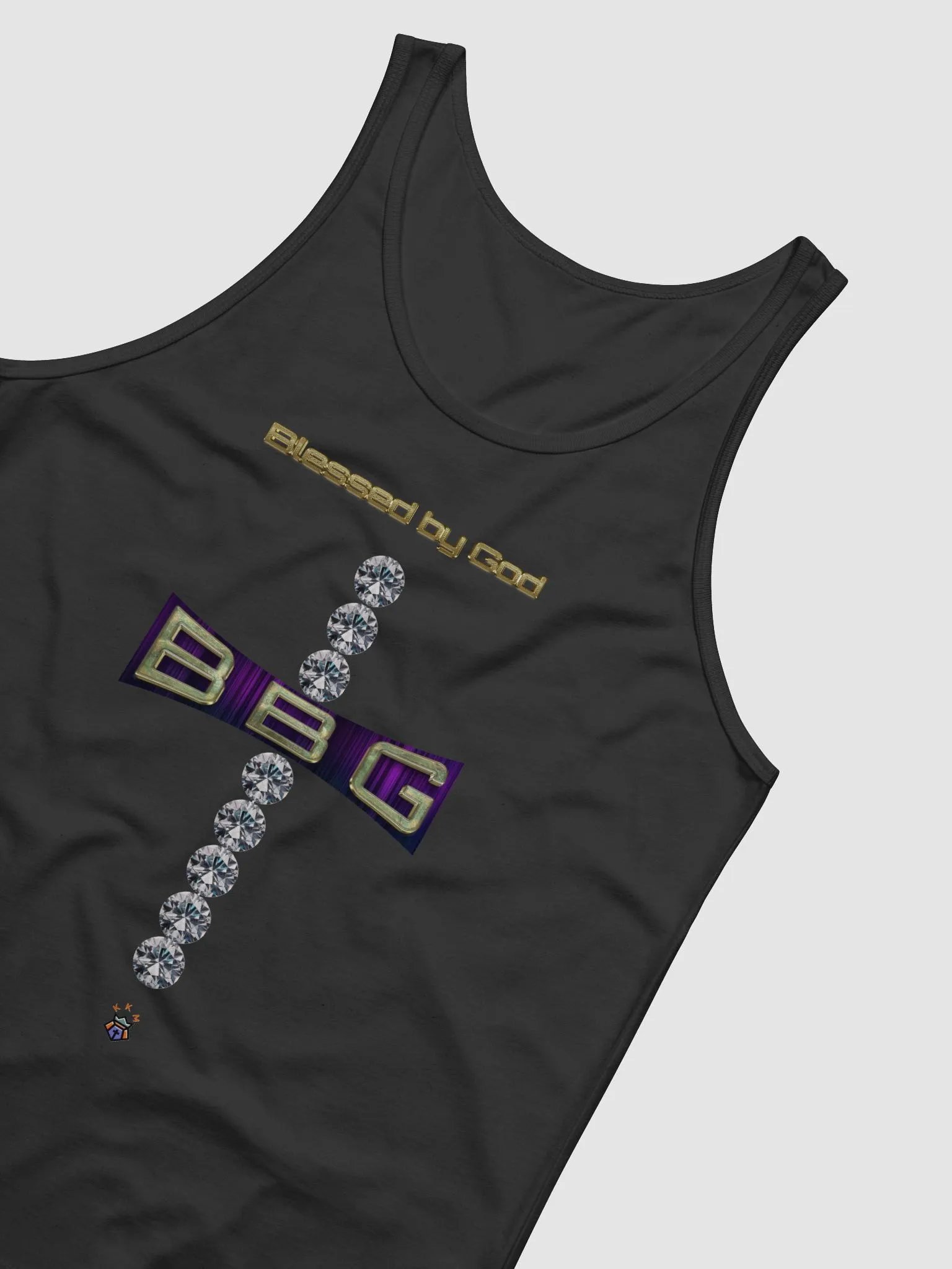 Blessed by God Diamond Cross - Men's Tank-top product image (26)