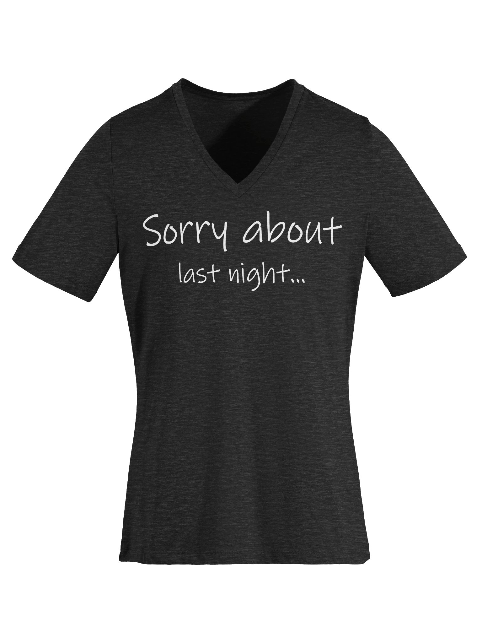Sorry About Last Night Wm V Tee product image (65)
