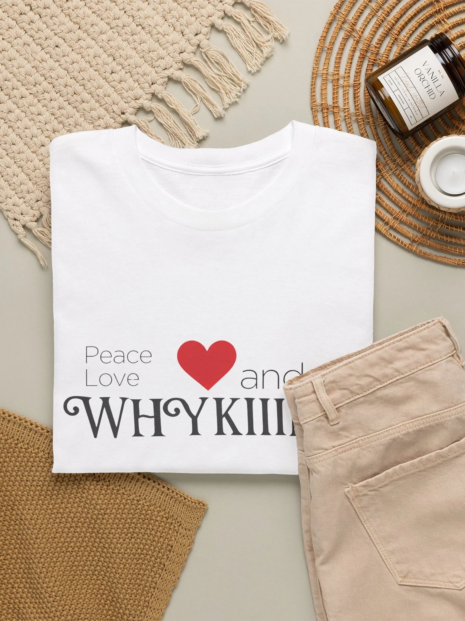 Peace Love And Why KiiiKiii Shirt product image (145)