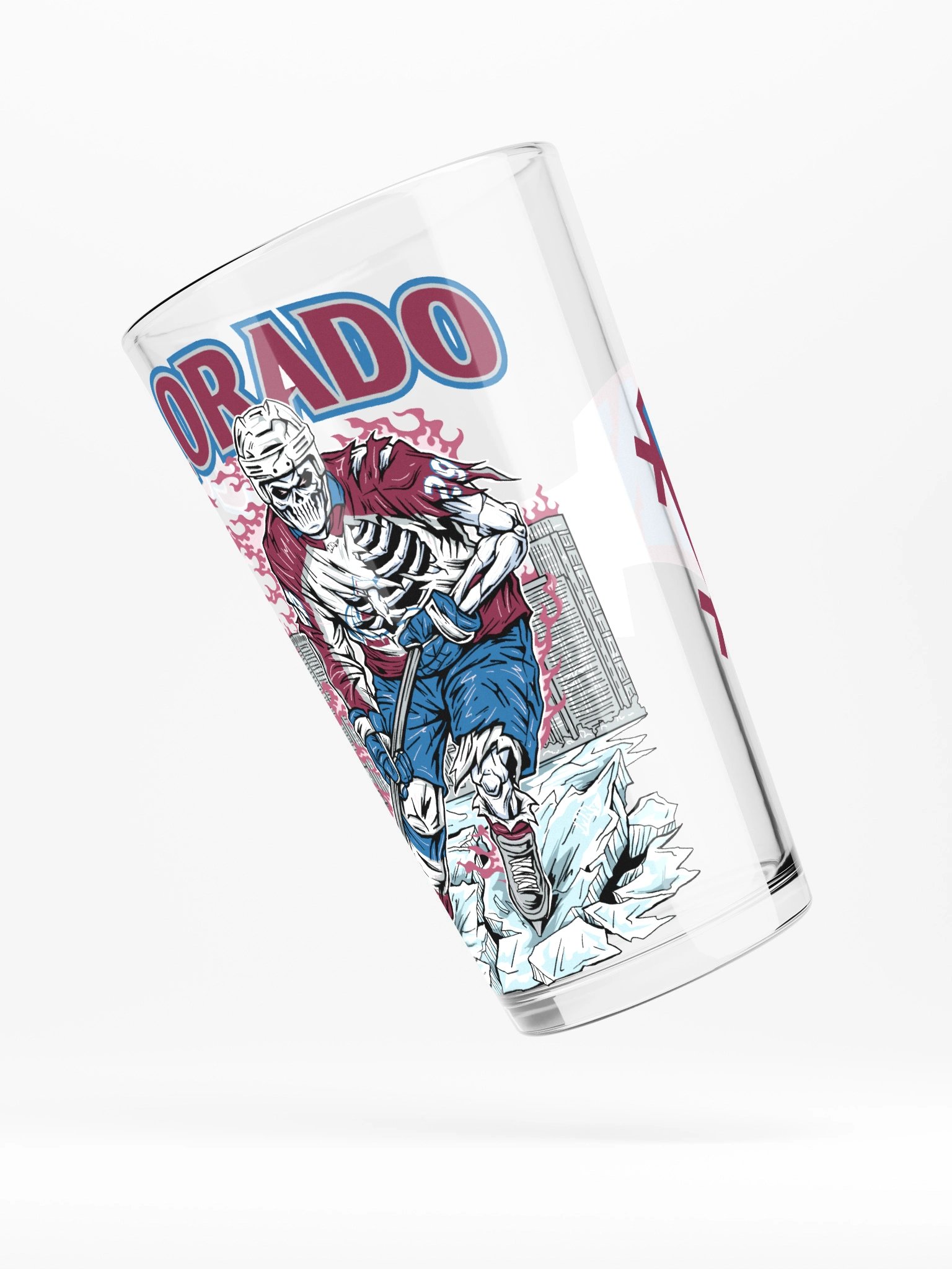 Colorado, Welcome to Hockey Pint Glass product image (5)