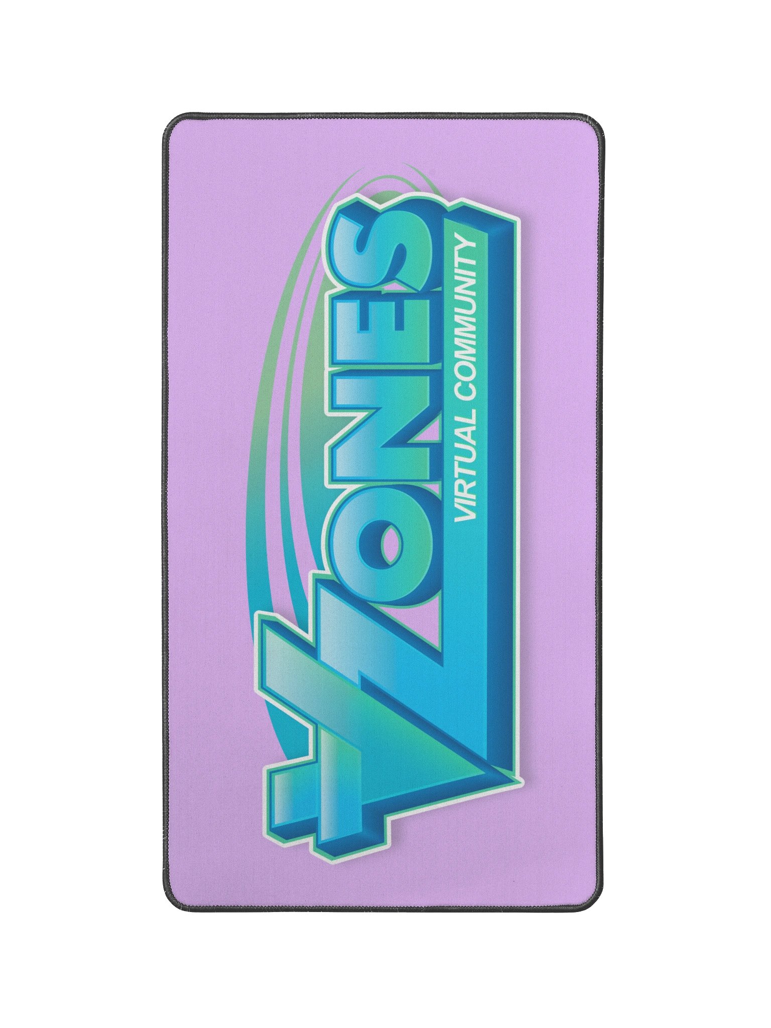 VZones Logo Desk Mat 12" x 22" - Pink product image (1)