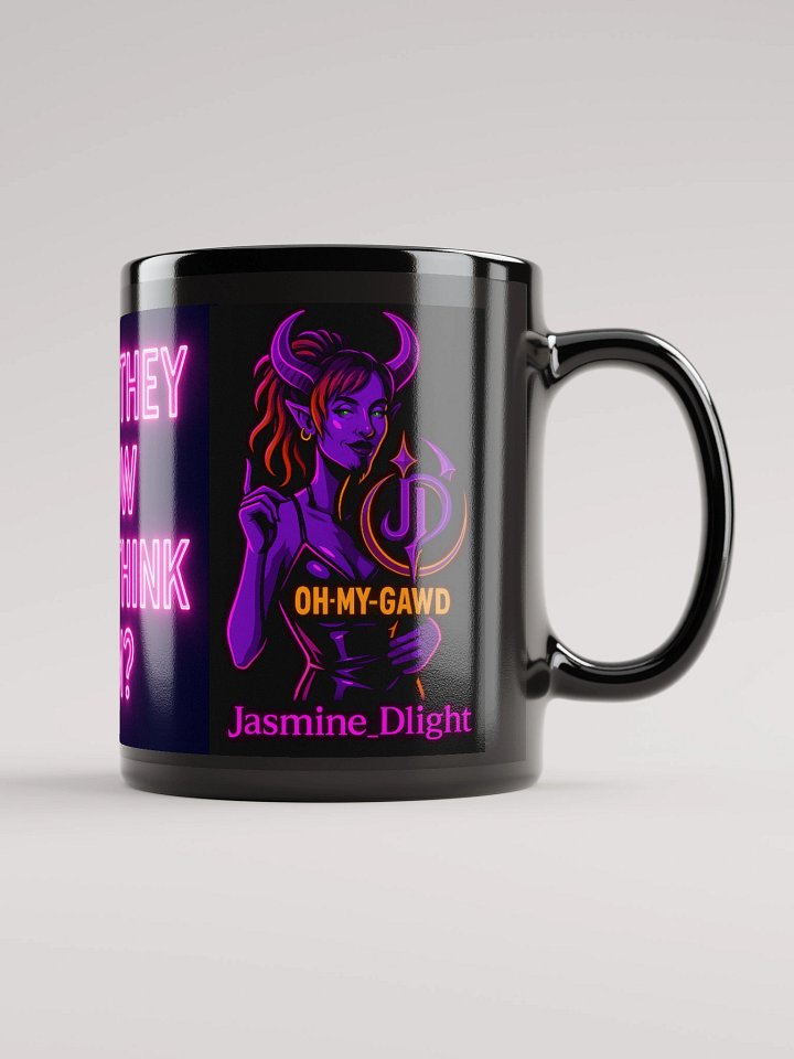 Who I Think I Am Mug – Jaz the Neon Brightmare | Bold Queer Ego Coffee Cup product image (2)