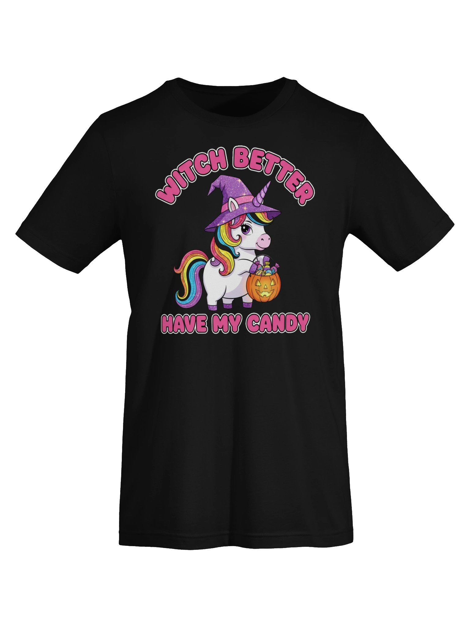 Witch Better Have My Candy Unicorn Halloween Tee product image (5)