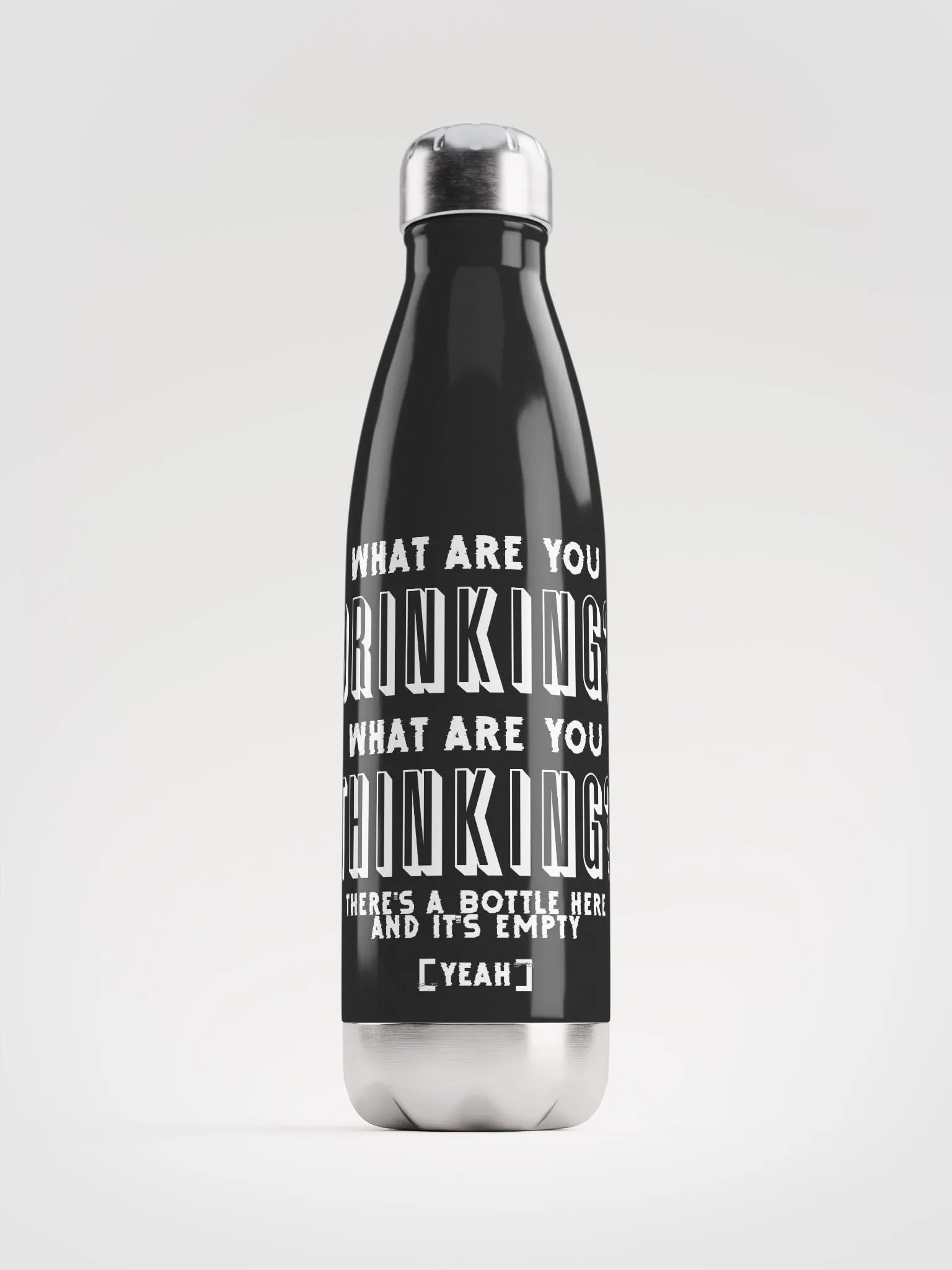 "What are you drinking?" Water Bottle product image (1)