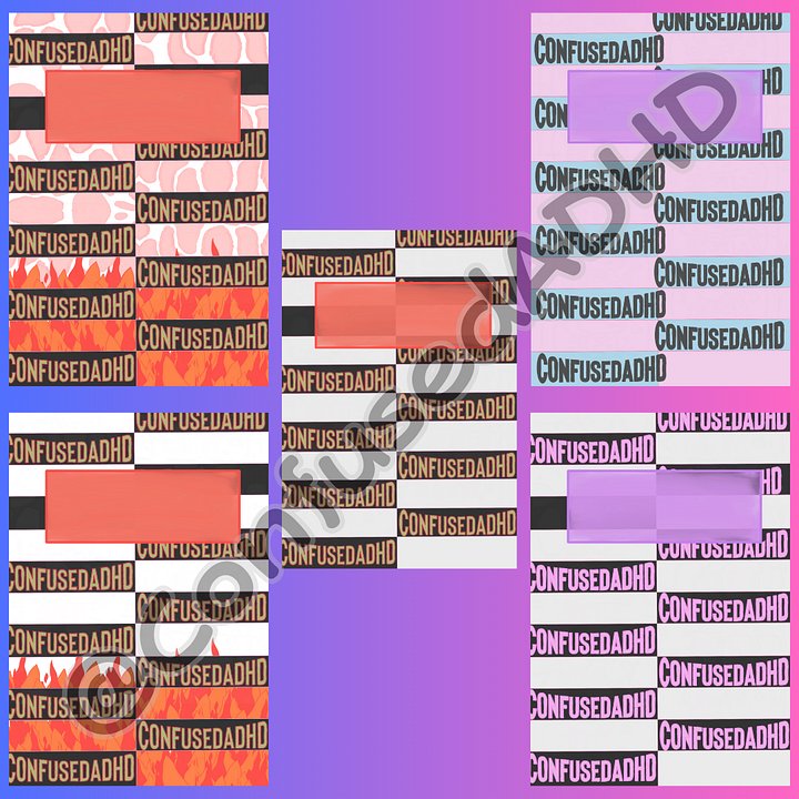 Blocked CADHD Digital Planner Covers product image (1)