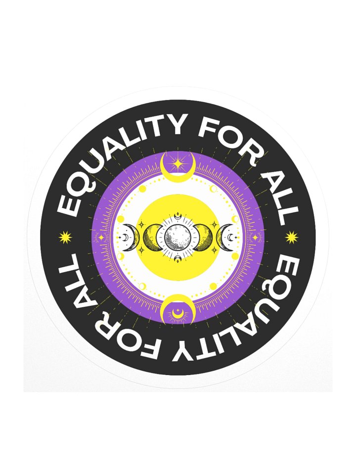 Equality NonBinary Sticker product image (1)