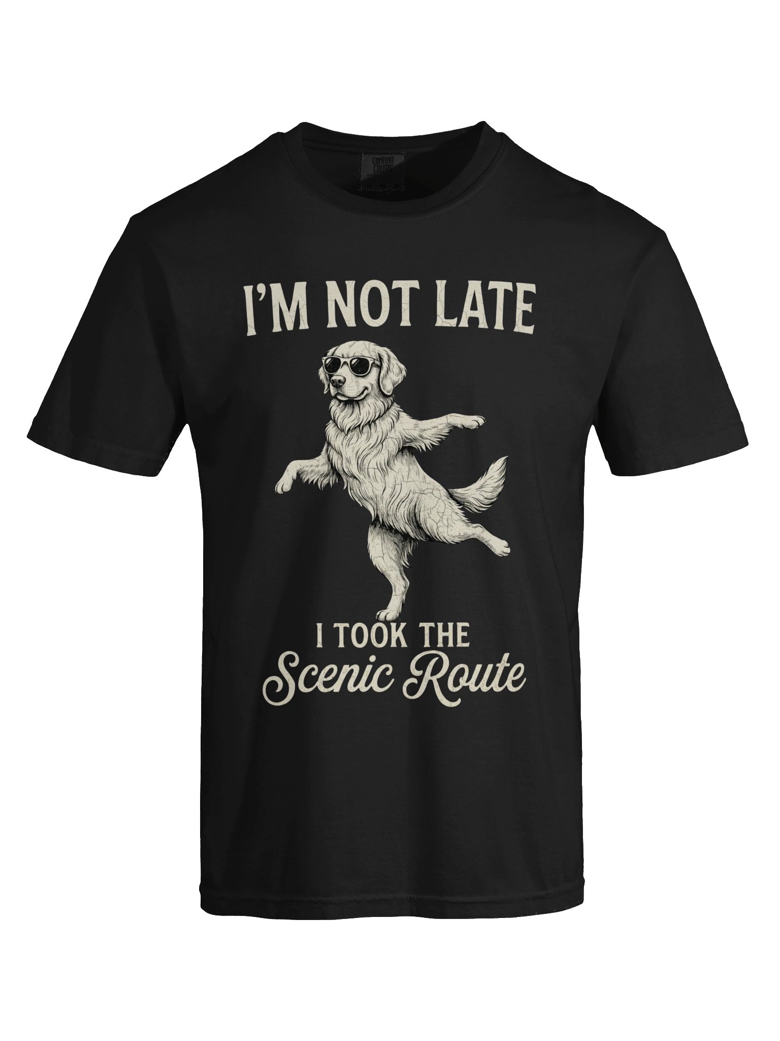 I’m Not Late, I Took the Scenic Route Dog T-Shirt product image (41)
