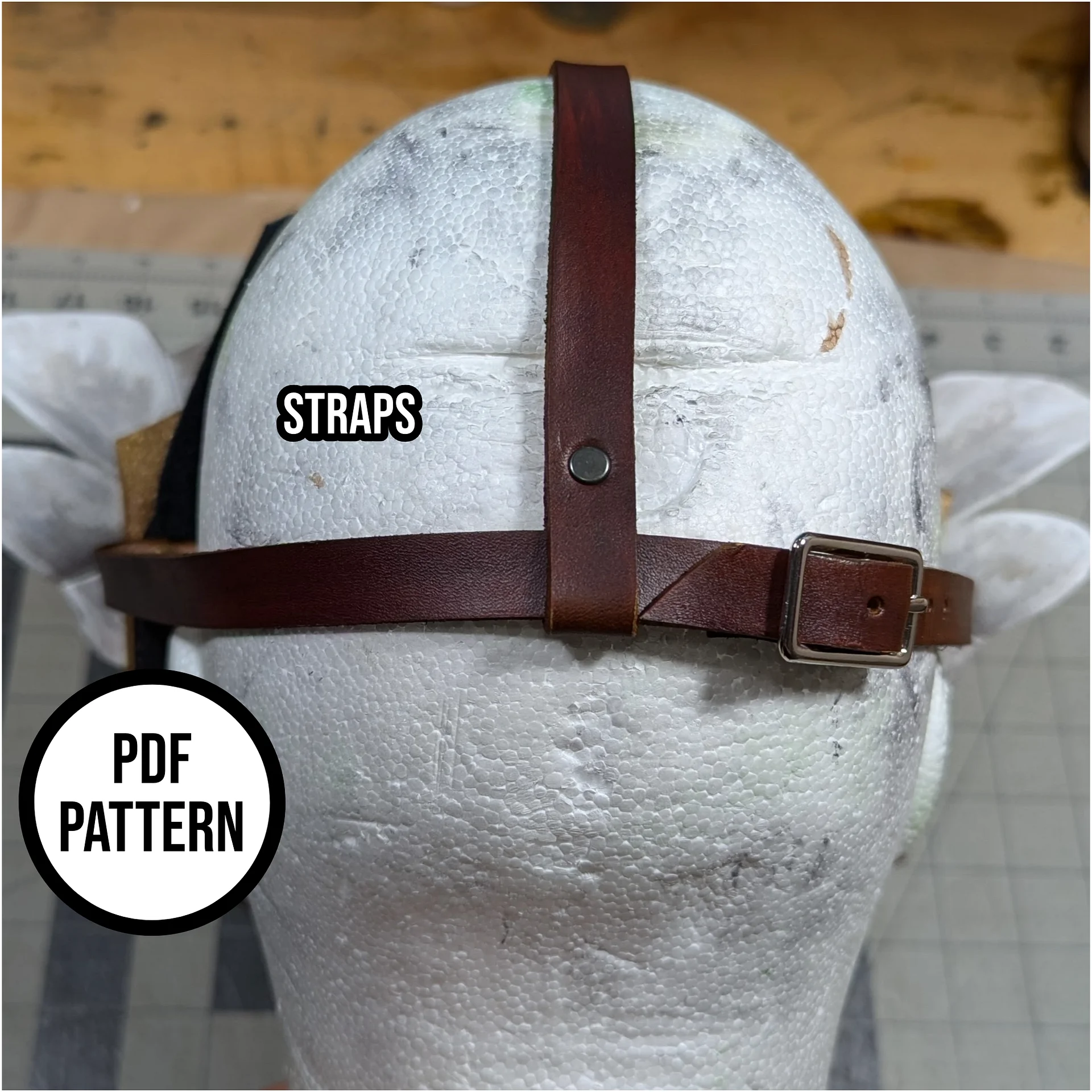 Ekko Mask Pattern from Arcane - PDF Pattern for Leather product image (7)