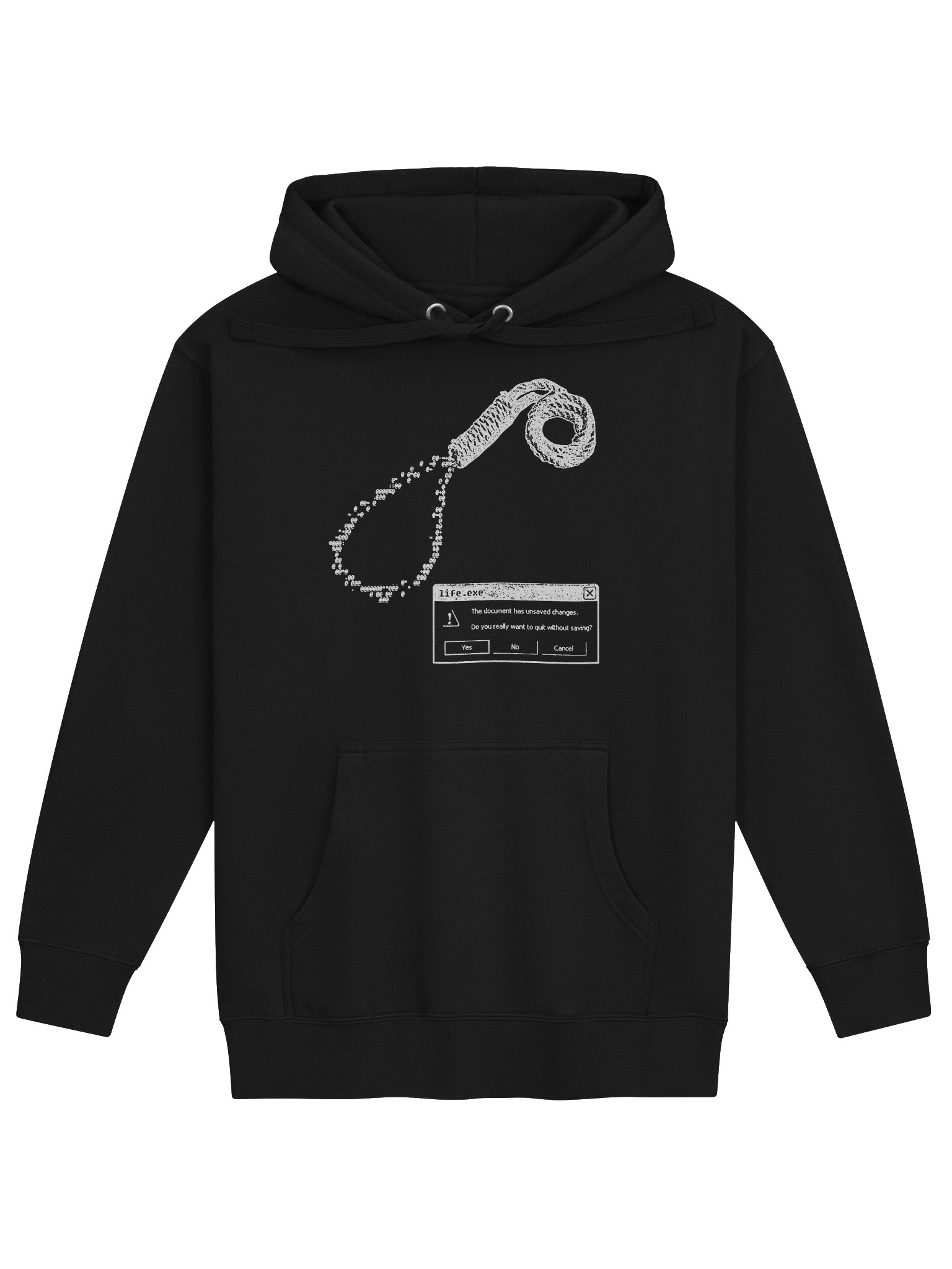 QUIT WITHOUT SAVING? HOODIE product image (1)