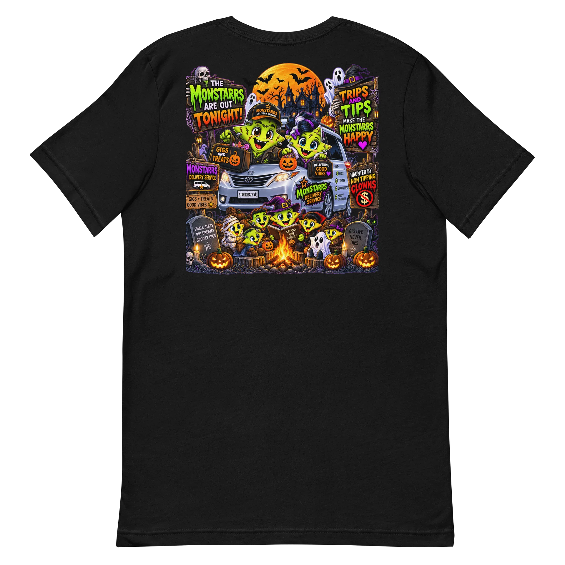 Ahhh! Little Monstarr’s Gigs & Treats Halloween Tee 🎃⭐ product image (6)