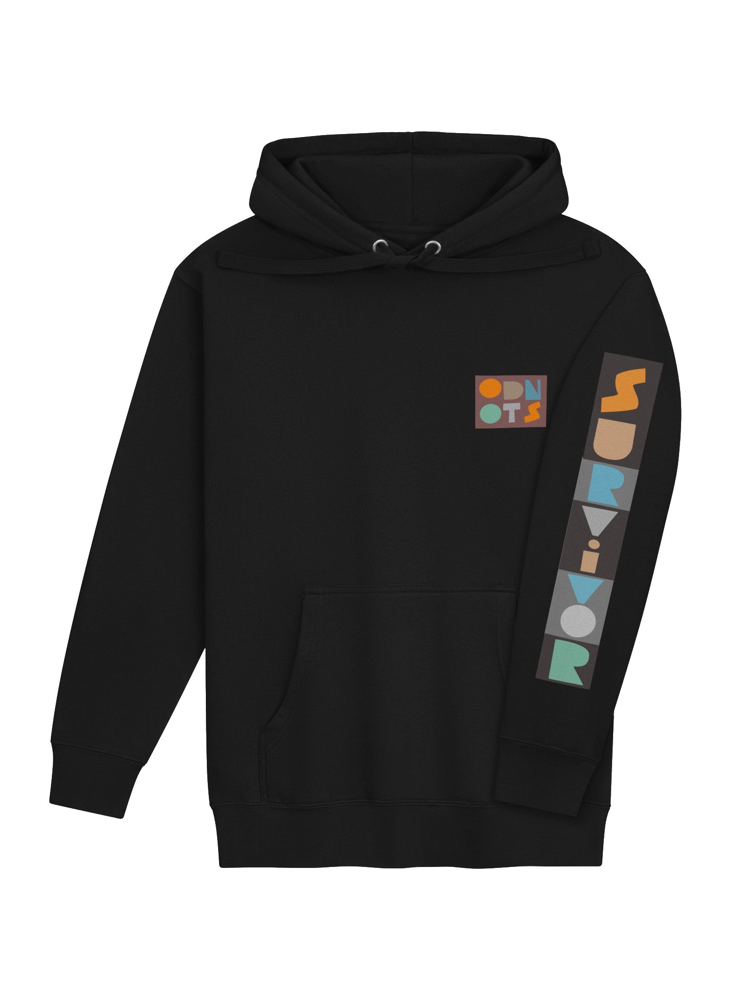 Survivor of Fake - Black Hoodie product image (4)