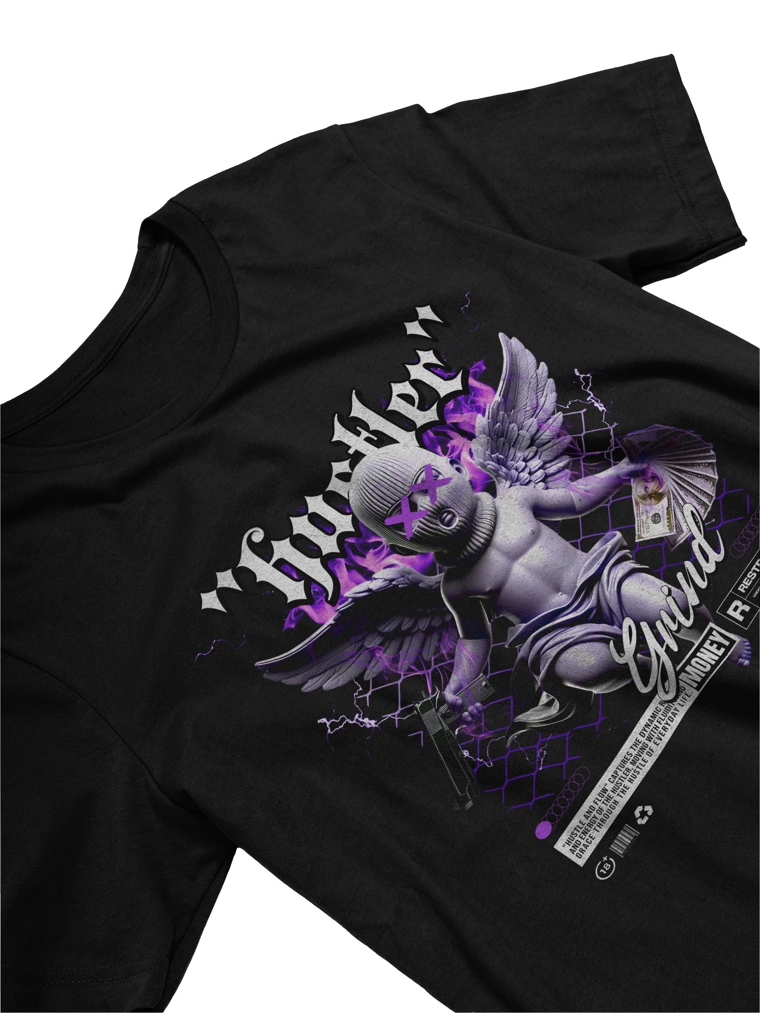 Hustler Angel Wings T-Shirt product image (3)