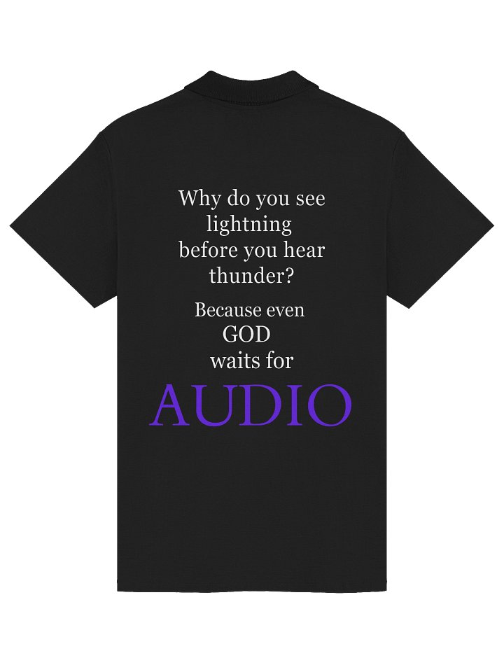 Audio Lab "Wait for Audio" Polo Shirt product image (2)