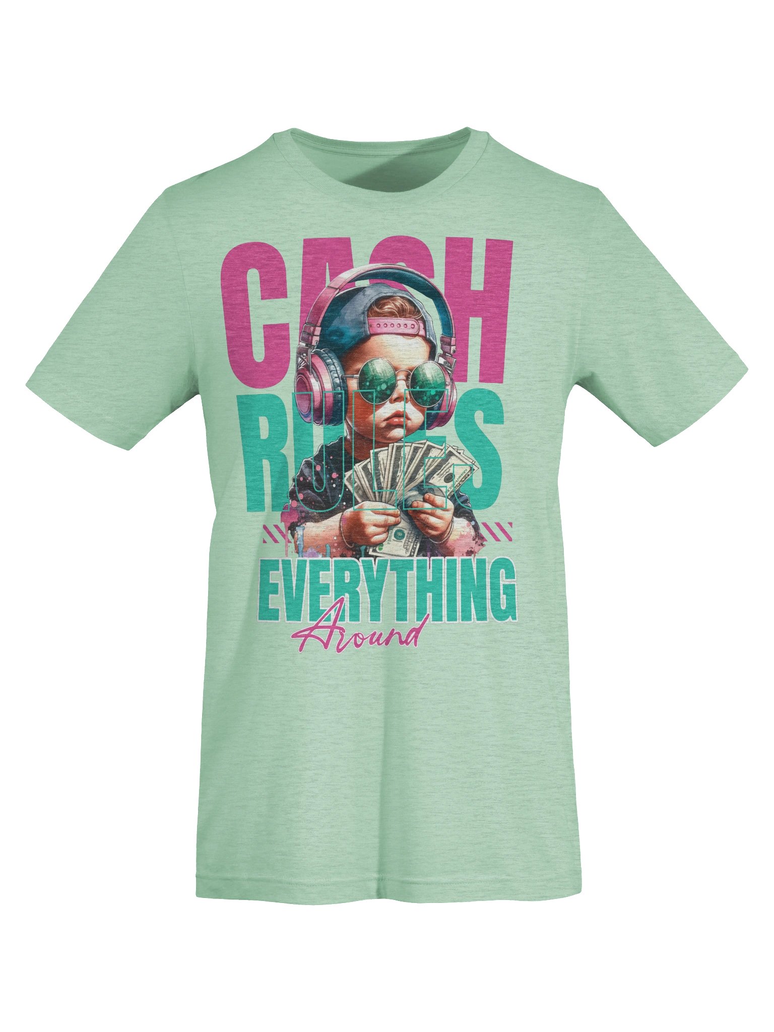 Cash Rules Quotes Graphic T-Shirt Streetwear Essential product image (61)