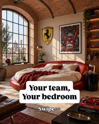 Your team = your bedroom

#f1 #ferrari #interiordesign #bedroom #mercedes