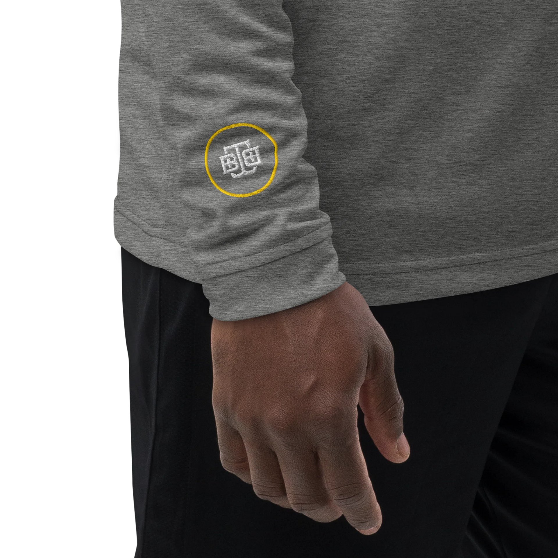 Adidas x BBB Lightweight Quarter-Zip Pullover Grey product image (4)