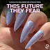 THIS FUTURE THEY FEAR - Luminous Blue Jelly Flakie Nail Polish