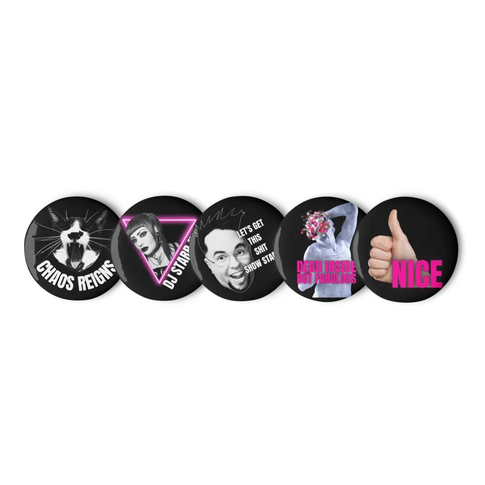 DJ Starr Noir & Co Pin Set product image (1)