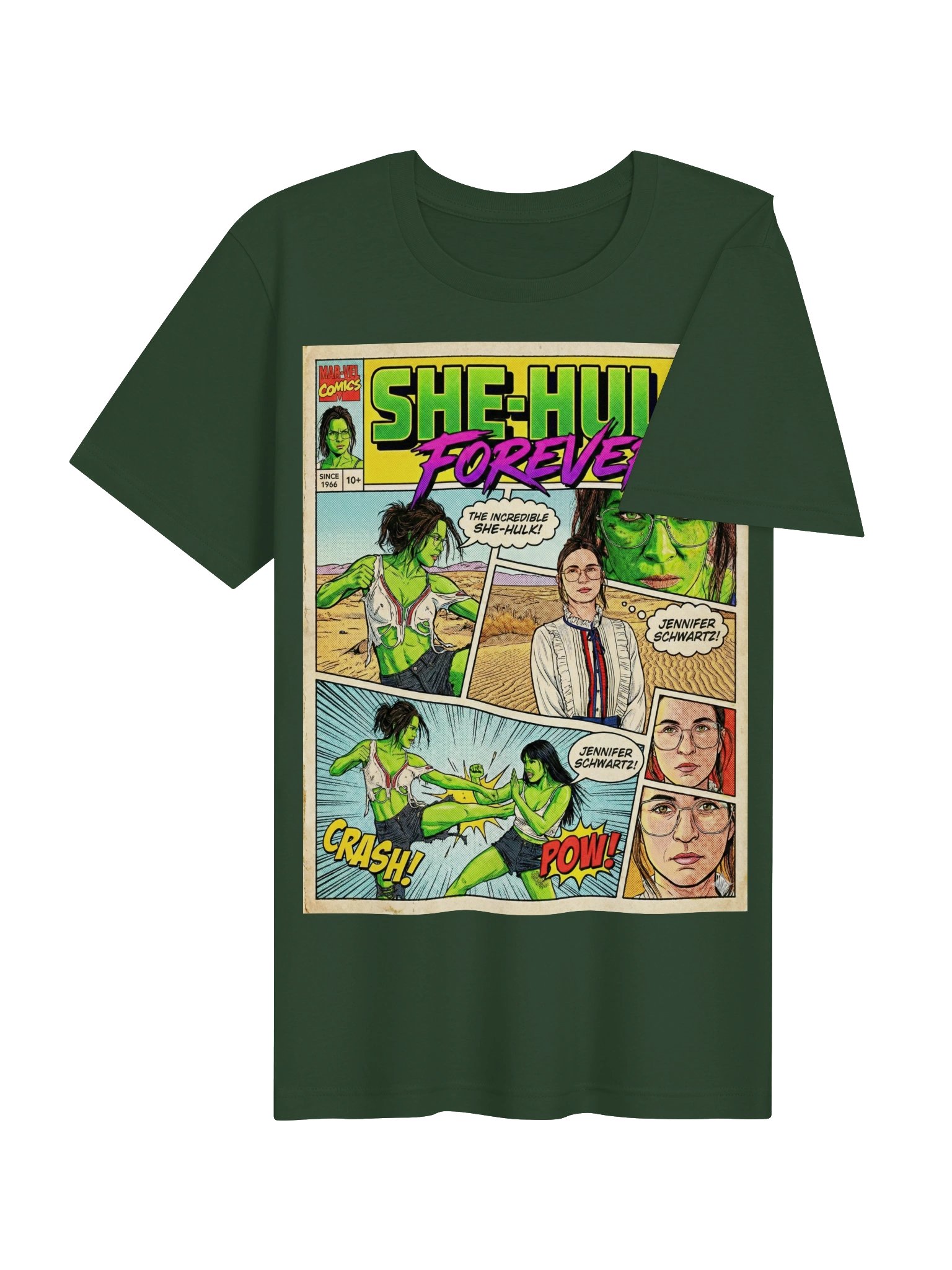 She-Hulk Forever Retro Comic Tee product image (4)