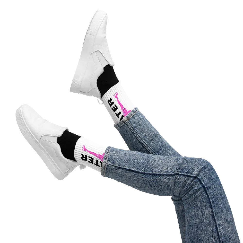White SKATER Socks product image (12)