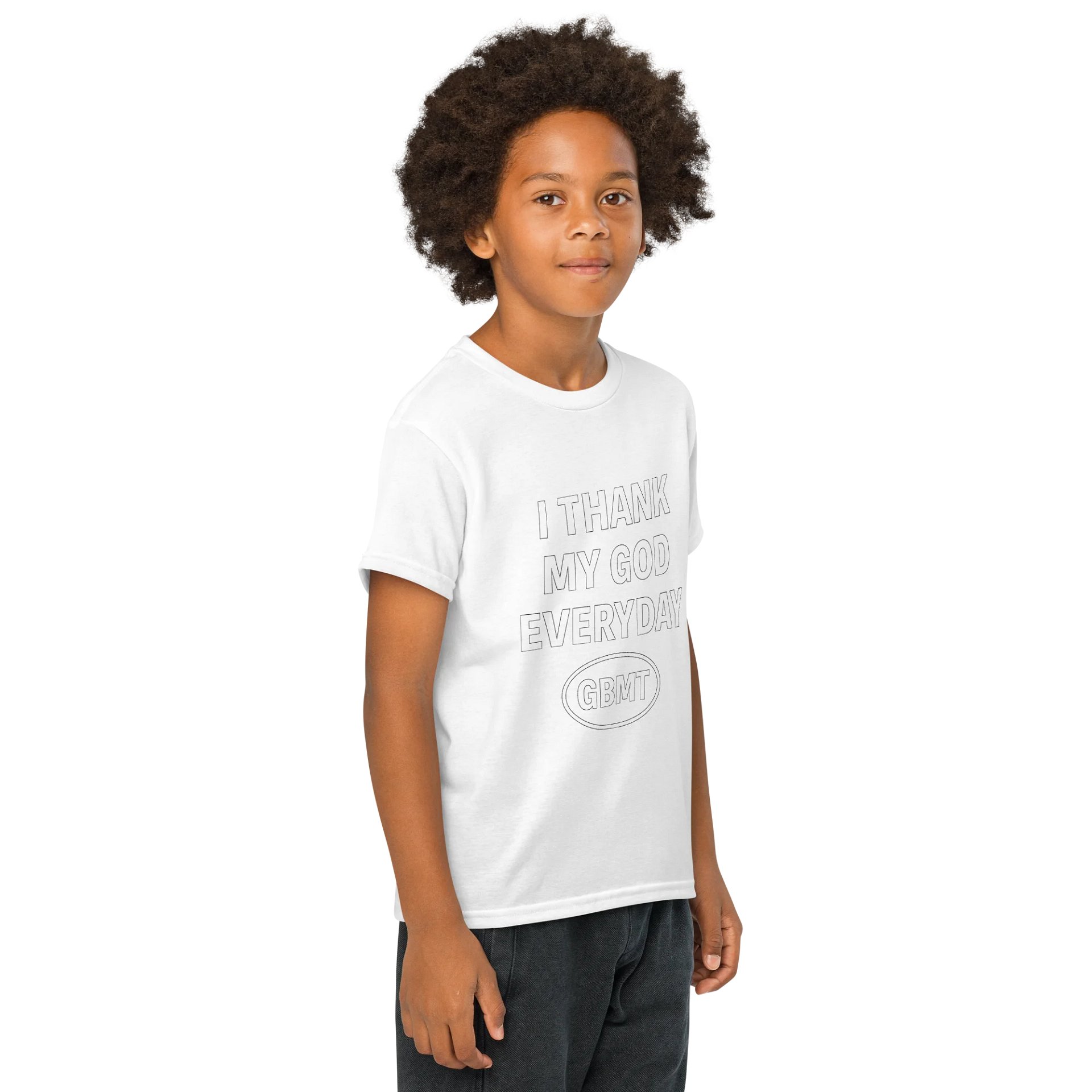 “I Thank My God Everyday – GBMT Kids Tee” product image (4)