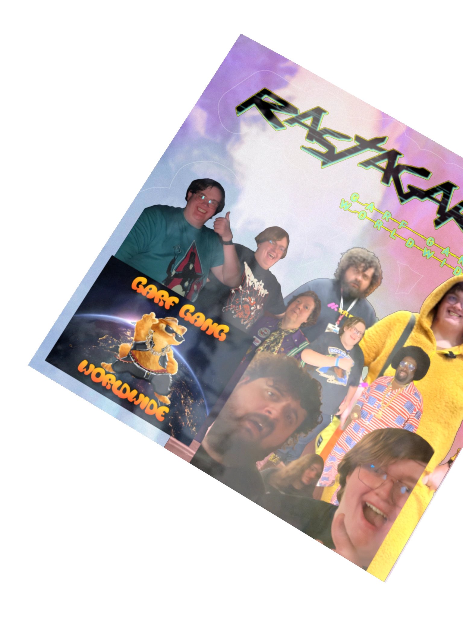 2026 Garfin around the world holographic sticker product image (5)