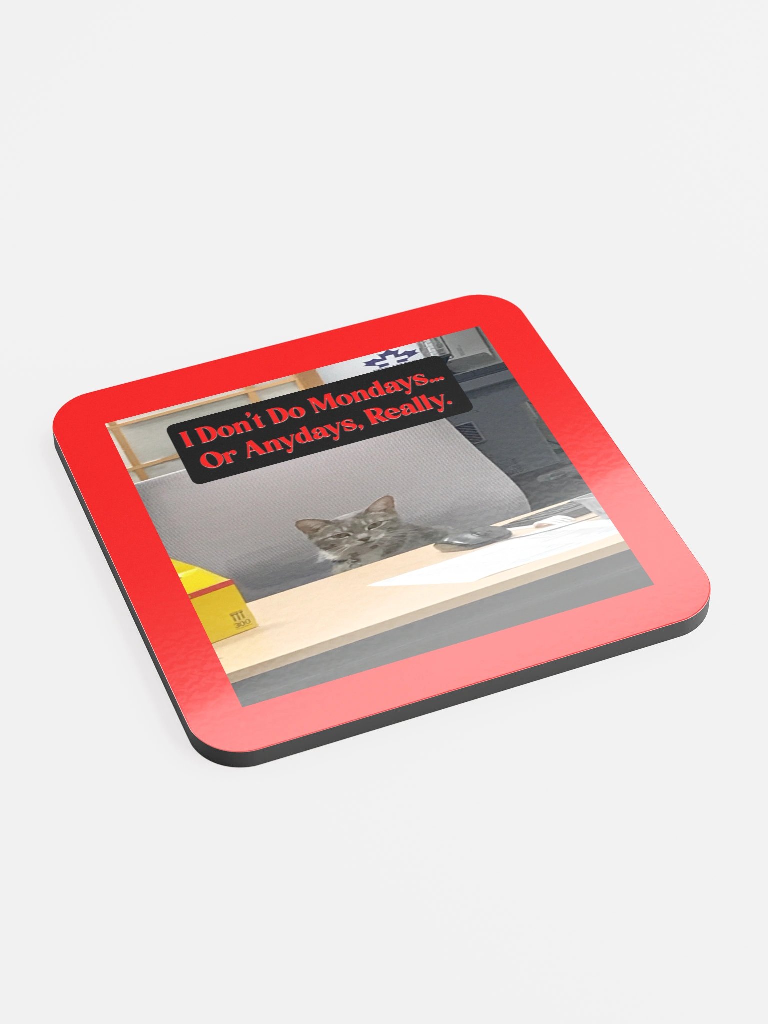 Monday's Cat Desk Coaster product image (2)