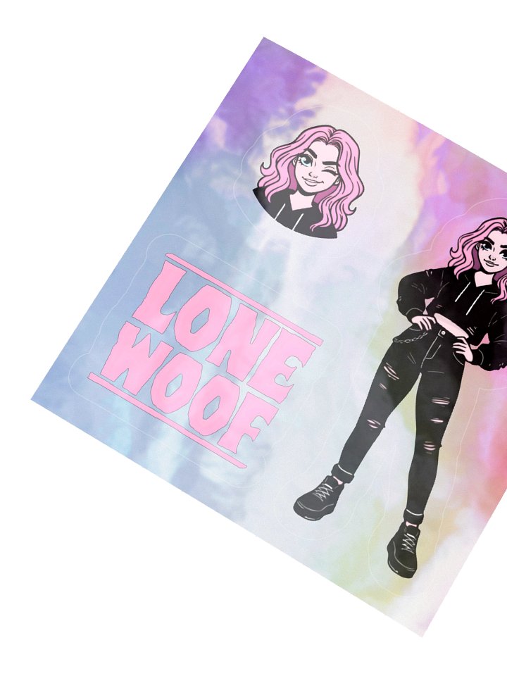 LONEWOOF Holo Sticker Sheet product image (5)