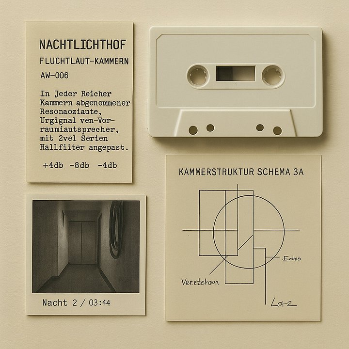 AW-006: Nachtlichthof - Fluchtlaut-Kammern (Digital Album - FLAC & 320 kbps MP3) product image (2)