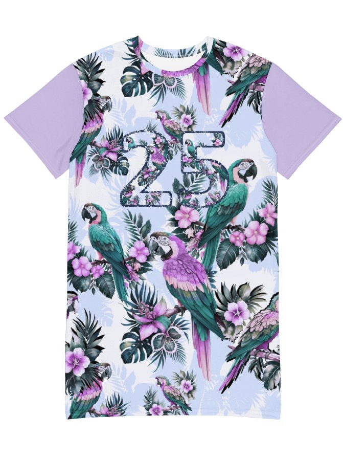Elysian Birds-T shirt dress product image (2)