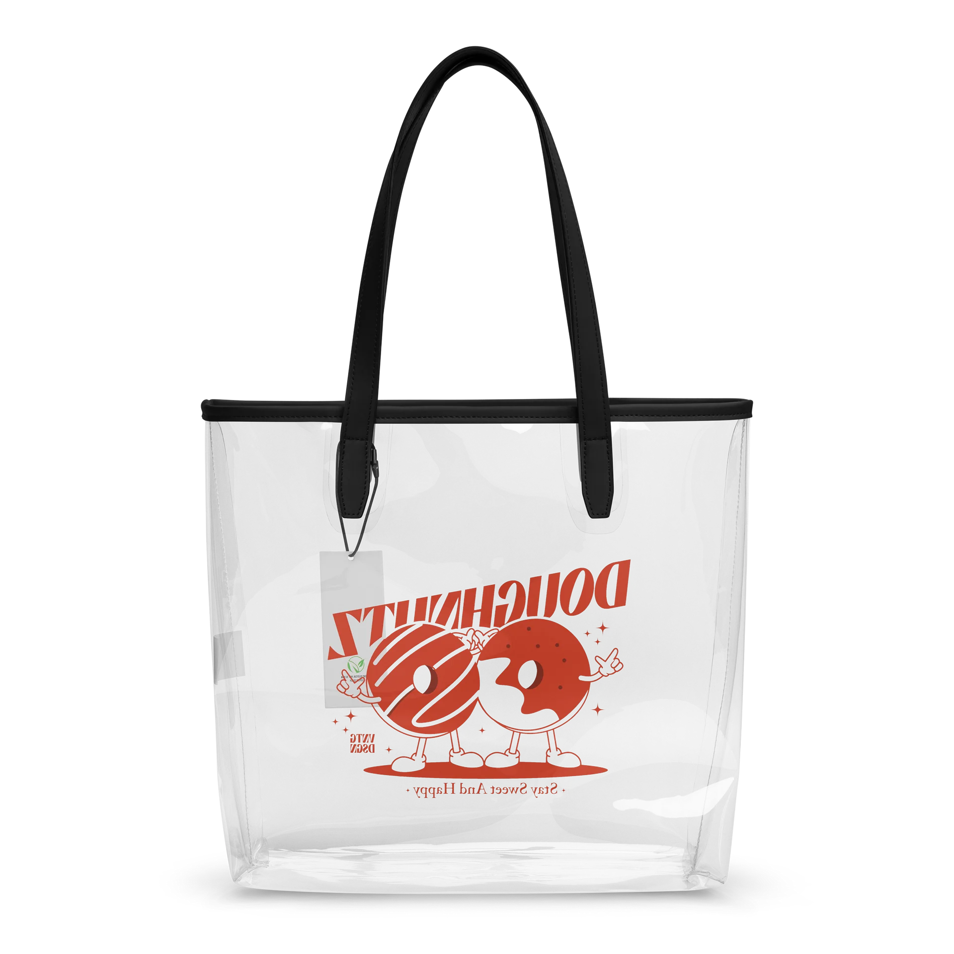 Retro Doughnutz Clear Tote Bag product image (2)