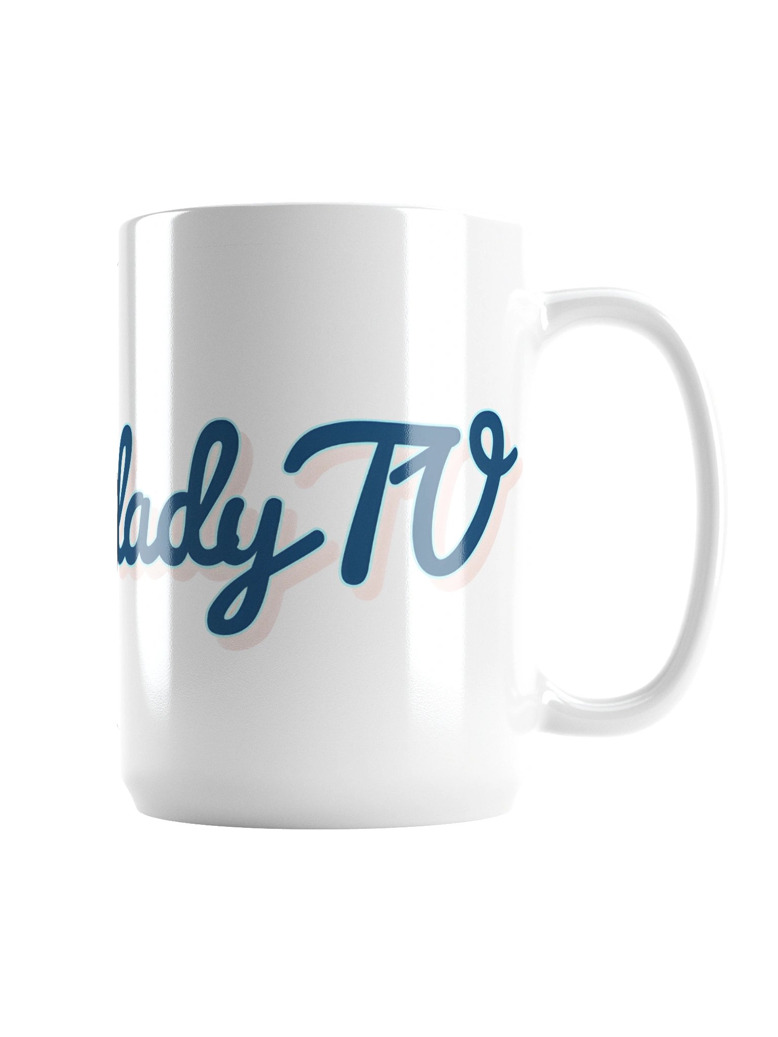BosseladyTV Face Logo 15 oz Mug product image (2)