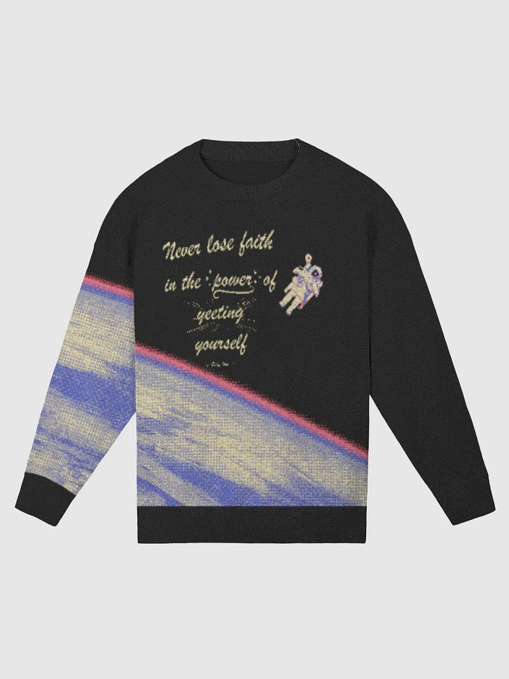Power of Yeeting Space Knit Sweater product image (3)